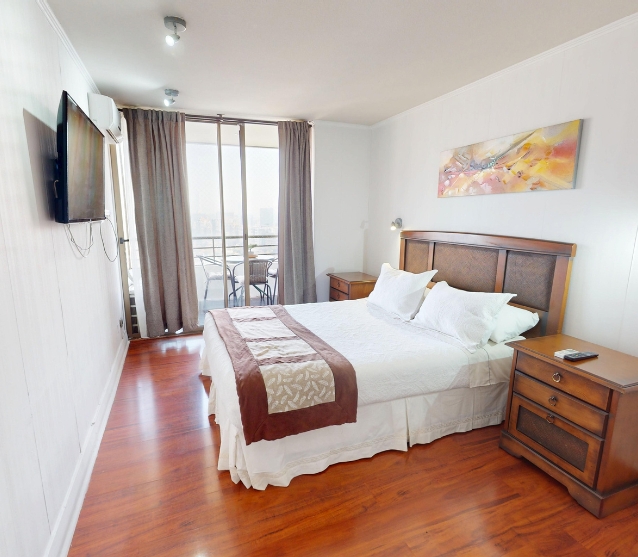 Departamento amoblado Las Condes con piscina